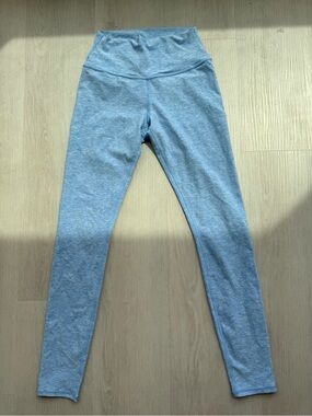 ALO Yoga Heather Marina Blue High-Waist Highlight Leggings